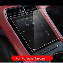 Tempered glass screen protetor film For Porsche Taycan      8.4 inch Touchscreen Front air-conditioning anti-scratch skaidri