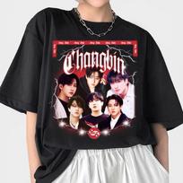 2026 Retro Changbin Stray Kids Kpop T-shirt, Stray Kids Karma Album Shirt, Stray Kids Ceremony Shirt, Stray Kids Dominate SKZOO World Tour XXL black