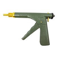 Universal Bicycle Tire Repair Gun, Tubeless Car Tire Vacuum Repair Tool, Vacuum Gun Kit, Metal Mushroom Plug, Green žalia