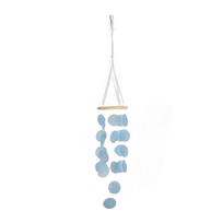 Hanging Decor Shell Wind Chimes Outdoor Garden Mother-of-Pearl Material Soothing Sound Versatile Usage For Indoors For Outdoors white