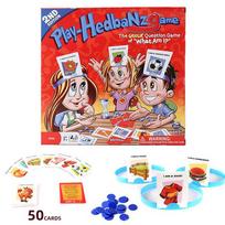Guess Who Hedbanz: English Family Board Game for Parent-Child Gatherings red