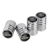 4Pcs FORD Alloy Tire Valve Stem Caps Air Cover for Focus 2 3 Fiesta RANGER Escort F150 Ecosport Edge Escape Styling Accessories knsh65 gray