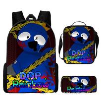 Rainbowfriends Rainbow Friends Backpack Elementary School Bag Children'S Meal Bag Pencil Bag lunch bag blue