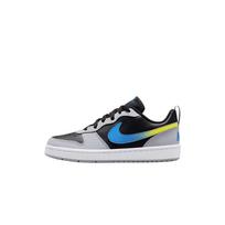 Nike Court Borough Synthetic Leather Low top Skateboard Shoes Unisex IQ2729-001 37.5 gray