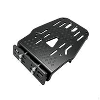 Padded Scooter Rear Rack with Backrest Aluminum Moped Luggage Carrier juoda