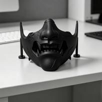 Ghost Mask Game Controller Display Stand Scratch Resistant Desktop Base Bracket for Home Gaming Station Decoration Gift A1 black