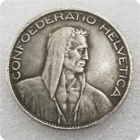 Šveicarija 1928-B Sidabrinės Monetos 5 Fr Medalių Albumas Kripto Iššūkio Monetos onesize gray
