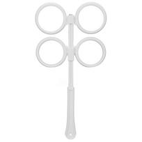 Optical Flipper Plastic Adjustable Optometry Flip Lens Instrument with Vision Test Card for Amblyopia White ±1.0 D. white
