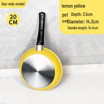 Qingwei Non-stick Universal Frying Pan for Eggs, Pancakes, and Steak – Compatible with Induction and Gas Stoves yellow