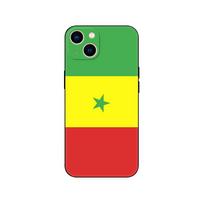 Black tpu case for iphone 5 5s se 2020 6 6s 7 8 plus x 10 XR XS 11 12 13 mini pro MAX back cover senegal flag 7PLUS  8PLUS black