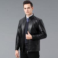 Vyriška žieminė su vilna pamušalu, iš natūralios avikailio odos striukė su kailio apdaila 195/4XL (Recommended 175-185 lbs) gray