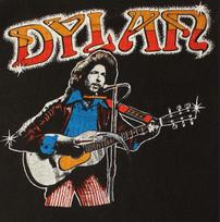 Vintage 70's Bob Dylan 1978 Tour  Black Cotton men  All Size T-shirt ND236 Unisex T-Shirt L white