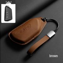 Compatible with Volkswagen ID.3, ID.4 Crozz, Tan Yue ID.6X, Ling Du L, Tan Jing, Tayron L genuine leather key case. black