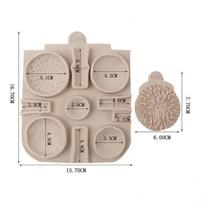 1 Pcs New Huge Mushroom Silicone Fondant Molds Wedding Cake Decorating Tools For Baking Chocolate Resin Molds(Color Random) beige