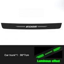 KLYE5 For Ford Edge Luminous Door Threshold Stickers Scuff Scratch Car Door Threshold Protective Trunk Strips Anti kick Stickers black