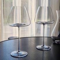 650 ml Labai plonas raudonojo vyno taurė Bordeaux Burgundijos Šampano taurė Baltosios vyno taurė Nepriekaištinga stovyklavimo vyno taurė 650-750ml white