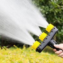 Agriculture Atomizer Nozzle Multi-head Sprinkler Adjustable Large Flow Hose Water Sprinkler Sprayer Farm Vegetable Irrigation gray