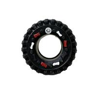 Squeaky Tire Dog Toy, Interactive Simulation Pet Toy for Chewing and one size juoda