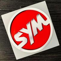 For SYM DRG BT II 158 Maxsym GT Cruisym 300 Reflective Motorcycle Stickers Moto Scooter Body Helmet Vinyl Accessories Decals B-Black 6cm