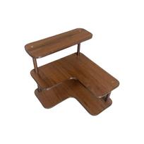 Bamboo Multi-layer Storage Shelf Rounded Edges Seasoning Storage Rack  Coffee Corner