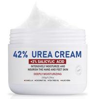 OUKEYA 42% Urea Cream for Cracked Hands and Feet, Powerful Exfoliating Urea Moisturizer, 150g, 1 pcs white