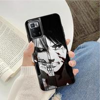 Telefono dėklas Xiaomi Redmi Note 11 10 Pro Note 8 Pro 9Pro Note9 9S 10S 9T Redmi 10 9C 9A Anime Komiksas Demonas Titanas Deku Coque Redmi 9C black