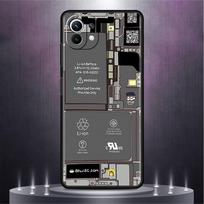 Case For Xiaomi Mi Poco X3 NFC M4 F3 C40 11 11T 10T Pro 12 9T 9 10 Lite Back Soft Phone Cover Internal Circuit Board Xiaomi Mi 9 gray