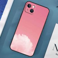 Pastel Pink Phone Case For iPhone 15 14 Pro Max 11 13 12 Mini X XR XS Max SE 2020 7 8 Plus Cover Capa iPhone 11Pro MAX pink