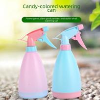 Candy-Colored Small Watering Can for Succulents - Hand Pressure Spray Bottle Beige (OPP packaging) white
