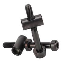 2 PCS RISK M5 X 40mm Bike Seatpost Screw Seat Post Fixing Screw Bike DIY Replacement Parts Black black