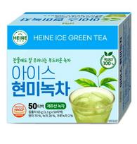 Korean Brown Rice Green Tea 50 Tea Bags – Light, Roasted & Refreshing 1 box blue