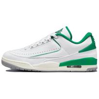 Air Jordan 2/3 Pine Green Unisex Sneakers White Sail Neutral-Grey FD0383-103 44.5 white