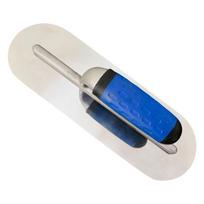 Stainless Steel Rounded Edge Trowel Drywall Tool For Smooth Plastering Ideal For Professional Masons And DIY Enthusiasts 30X10CM blue