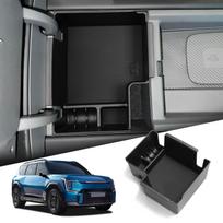 for Kia EV9 2025 2024 Center Console Armrest Storage Box Car Tray Organizers Accessories Tidying Black gray