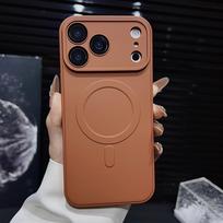 Pilna apsauga kameros objektyvui Matinis minkštas dėklas iPhone 17 16 15 14 Plus 13 12 11 Pro Max įrenginiams Su Magsafe magnetinis smūgiams atsparus dangtelis iPhone 16 Pro Max beige