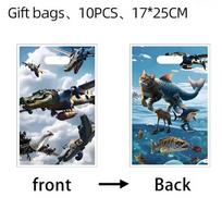 30/10Pcs Tung Sahur Tralalo Gift Bag Talian Brainrot Candy Bags Kids Boys Favors Birthday Loot Baby Showe Decoration Kid Friendly Entertaining Fun blue