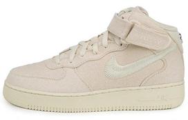 Nike X Stussy Air Force 1 Mid 'Fossil' DJ7841-200 38.5 beige