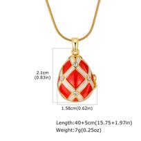 Easter Egg Locket Necklace ,Openable Vintage Pendant Gift of Rebirth for Women Wife, Easter Birthday Present beige