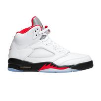 Jordan 5 Retro Fire Red Silver Tongue (2020) 44 white