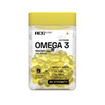 Ace Blend Outshine Omega 3 Fish Oil (60 Softgels) | 1650 Mg with 743 EPA & 528 DHA | 2 Softgel for 4X Strength for Men & Women | No Fishy Burps