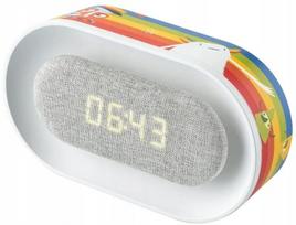 Vaikiška naktinė lempa ir skaitmeninis žadintuvas GoGlow, su LED apšvietimu ir įmontuotu akumuliatoriumi, 150 × 85 × 44 mm