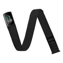 Nailono sportinė laikrodžio apyrankė skirta Fitbit charge5/6, čiurnai/rankai, elasti UY-03 black