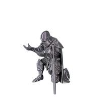 Creative Kneeling Knight Pen Holder 3D Printed Desk Organizer Stable Anti-Slip Pencil Stand Ballpoint Pens Office Study Decor gray