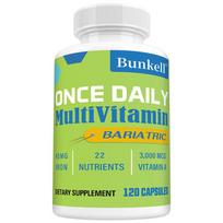 Bunkell Once Daily Bariatric Multivitamin Dietary Supplement 120 Capsules
