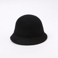 Pure wool woolen basin hat Hepburn Australian hair fisherman hat autumn and winter French retro small fragrant elegant top hat juoda