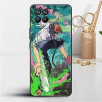 Case For Realme 8 C21y GT Neo 2 3 8i C21 7 C11 6 C12 C35 C3 GT 9 Pro C12 Silicone Phone Cover Cute Cartoon Chainsaw Man Pattern Realme GT Neo3 black