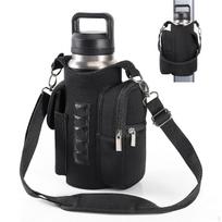 Outdoor Sport Crossbody Sling Bag Wear Resistant Shockproof Shoulder Hand for Travel Work black