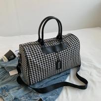 New travel bag, duffel bag, fitness sports bag, large-capacity business trip boarding bag, swimming bag, accommodation bag, travel bag. gray