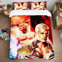 Cody Rhodes Bedding Set,American Nightmare Cody Rhodes Duvet Cover Pillowcase Adult Boy Girl Bedroom Decoration Children Gift 140x200cm-2pcs white