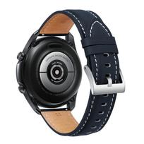 20mm Leather Strap For Samsung Galaxy Watch7 6 5 4 44mm 40mm Active 2 GearS3 22mm Bracelet For Huawei Watch GT4 Replacement Band 20mm rožinė